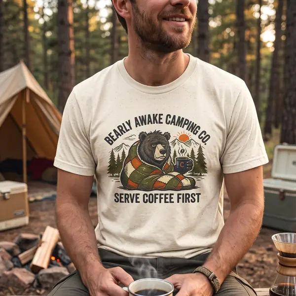 Bearly Awake Tee product photo