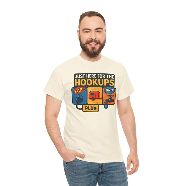 Just Here for the Hookups Tee product photo