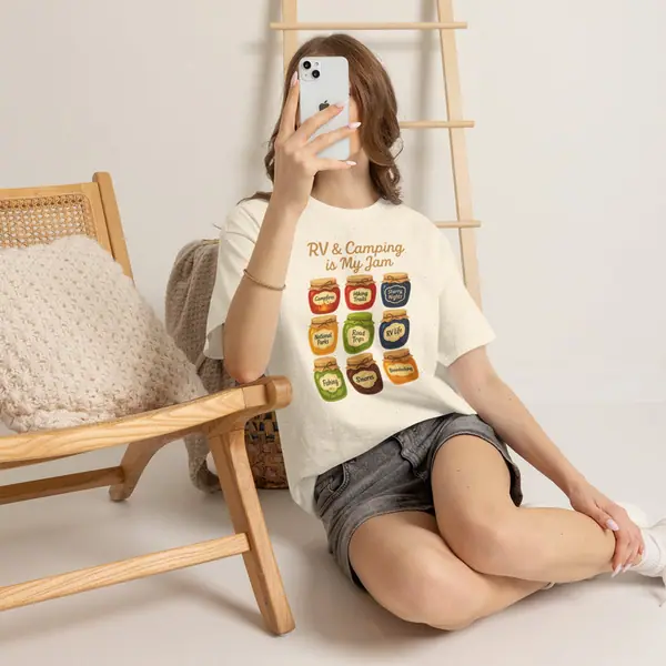 RV and Camping Is My Jam Tee product photo