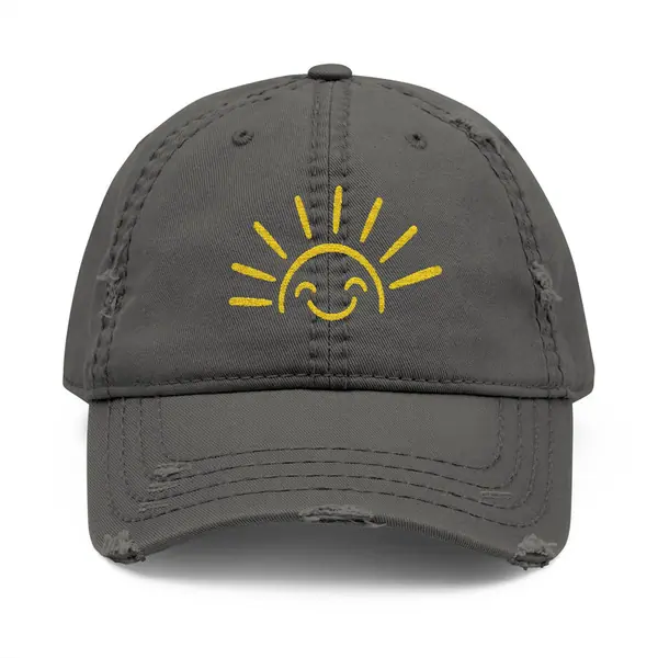 Smiley Sun Dad hat product photo