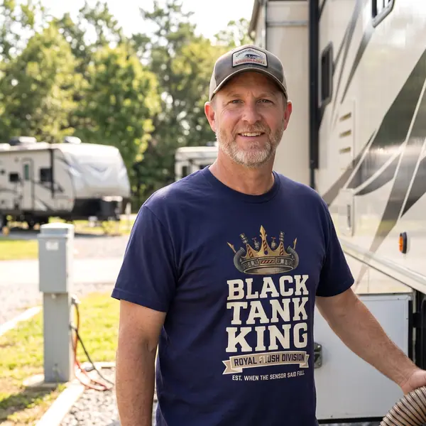 Black Tank King Tee product photo